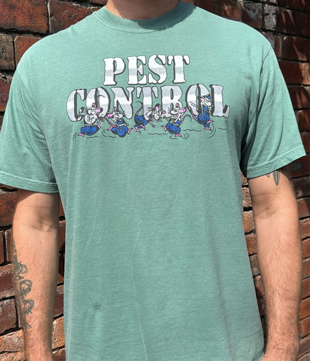 MOSH RAT TEE - GREEN *NO BACK PRINT*