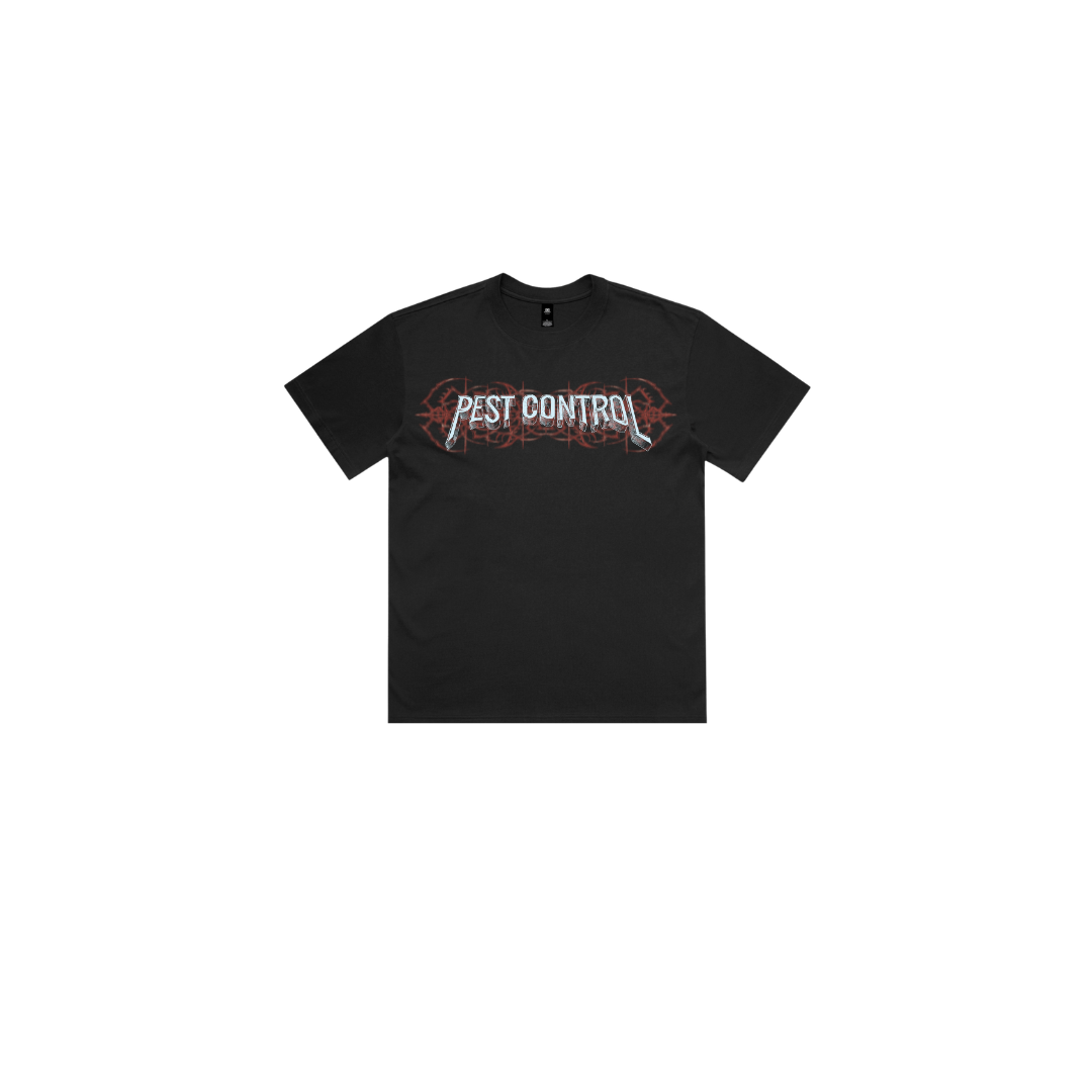 BLACK LOGO TEE